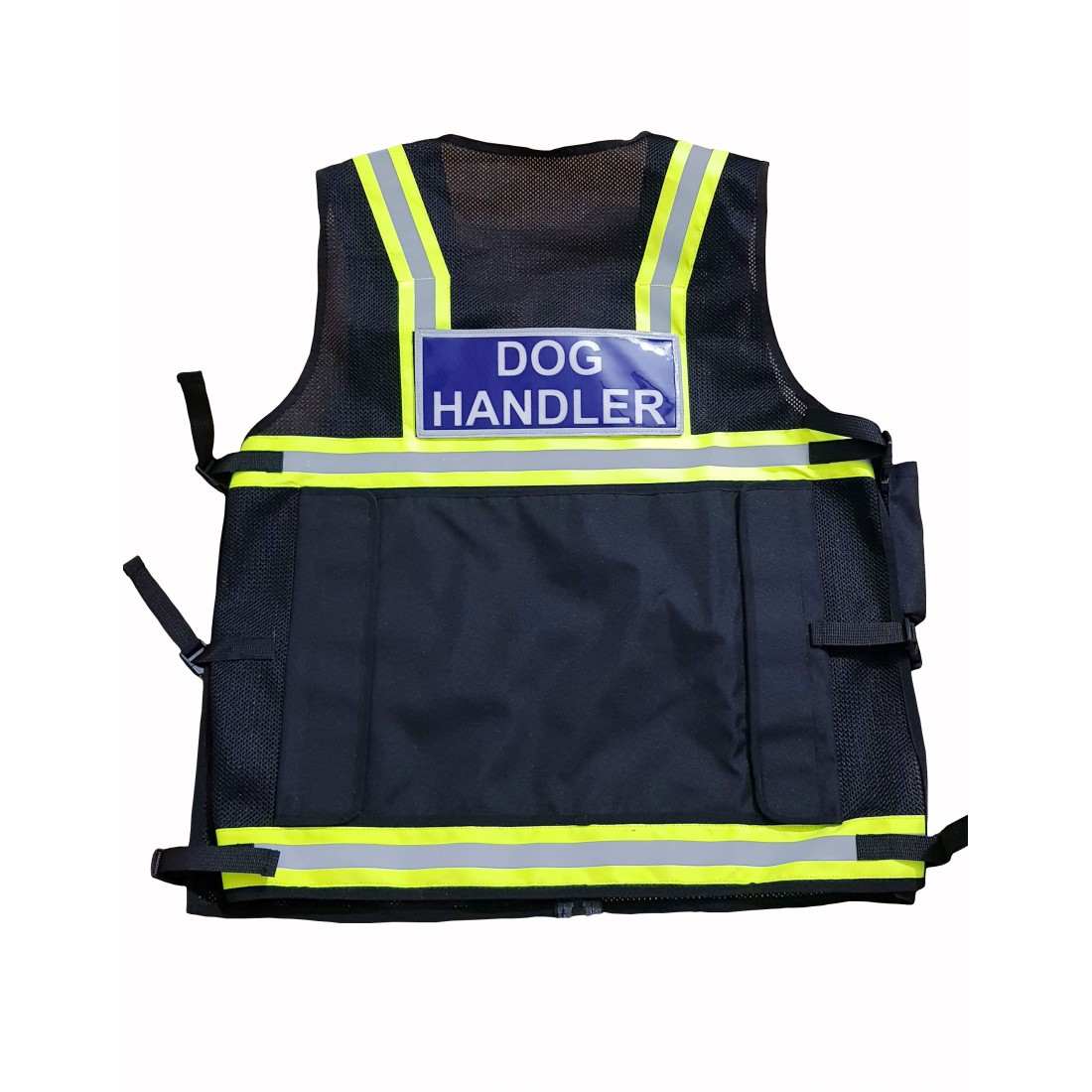 Dog Handler Vest
 Trainer s Choice Embroidered Dog Handler Vest Hi Visibility Safety Vest