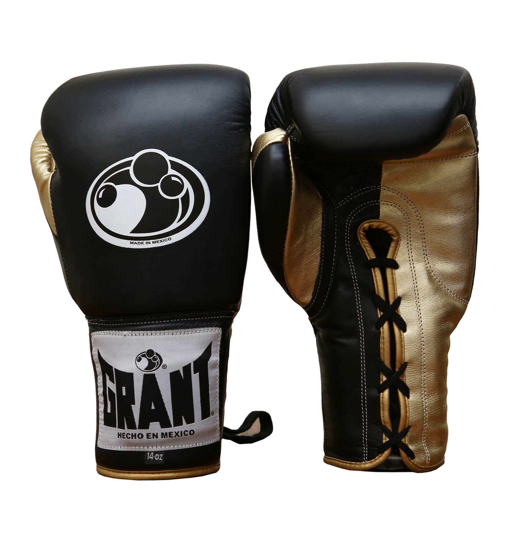 black and gold grant boxing gloves