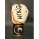 Venum Elite Boxing Gloves Golden white color 