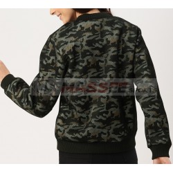 Custom New Design Hot Sale Spring Autumn Luxury Ladies Camouflage Women Jacket