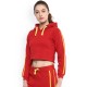 sweatshirts women long sleeves crop top gym wear hoodie ,cotton women pullover hoodies for women