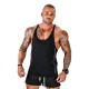 Cotton Singlet Mens Blank Solid Vest Men Fitness Tank Top